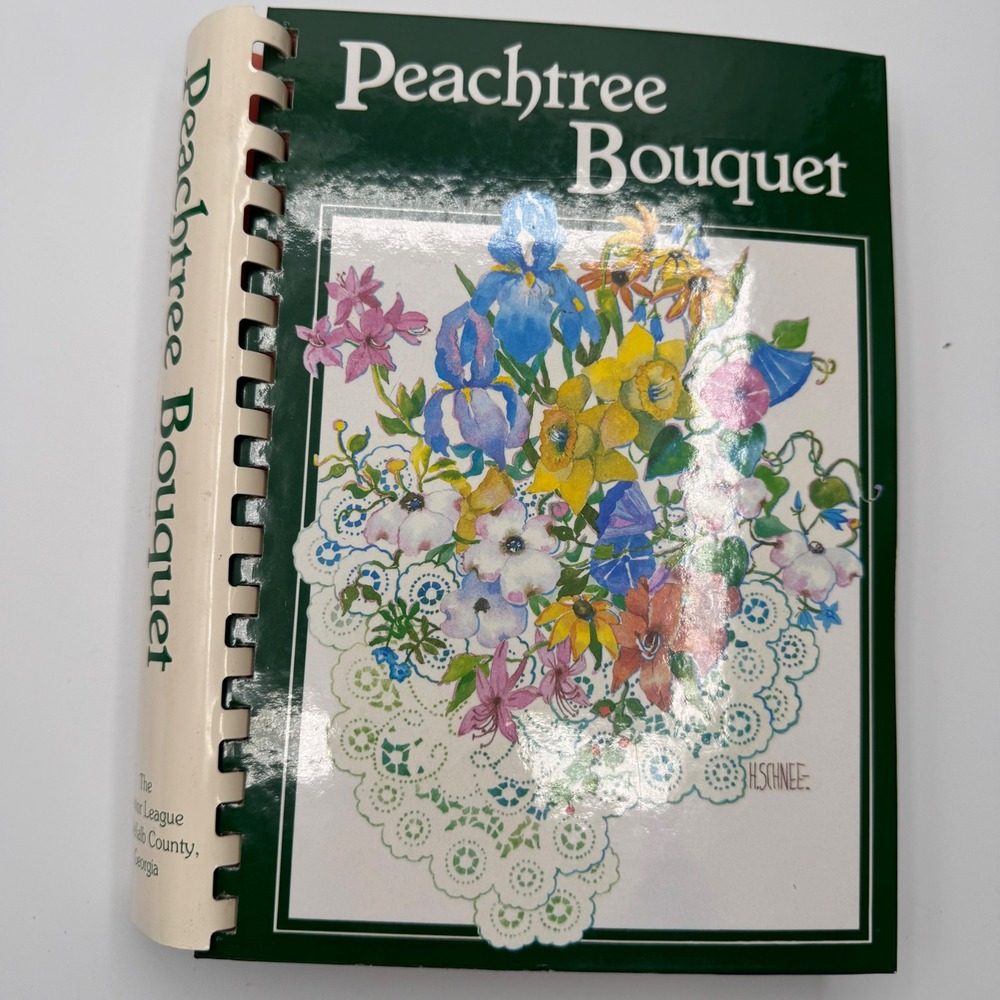 Vintage Peachtree Bouquet Cookbook for southern cooking